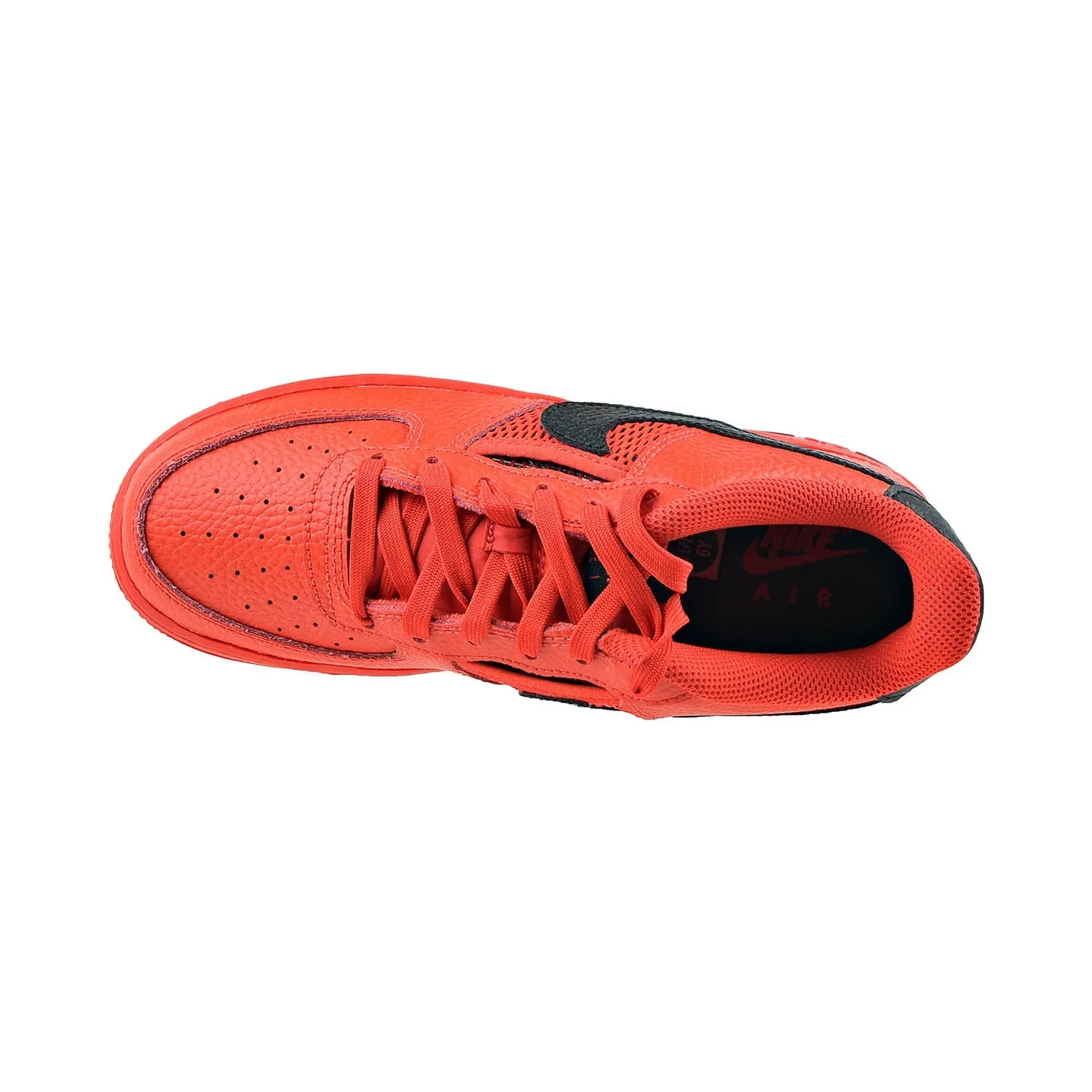 Nike Air Force 1 LV8 (GS) Big Kids' Shoes Habanero Red-White-Black
