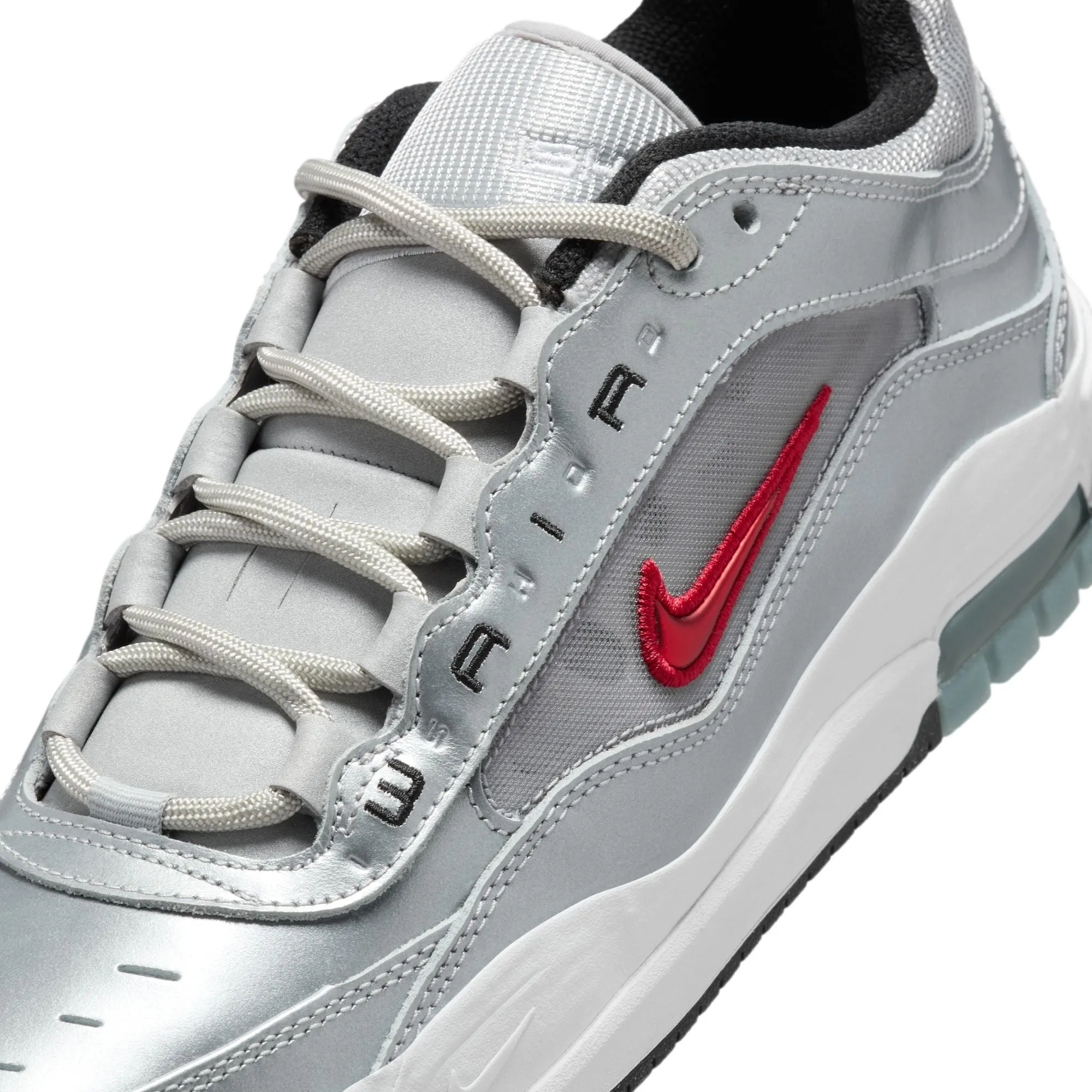 Nike SB - Air Max Ishod 'Silver Bullet' Metallic Silver / Varsity Red
