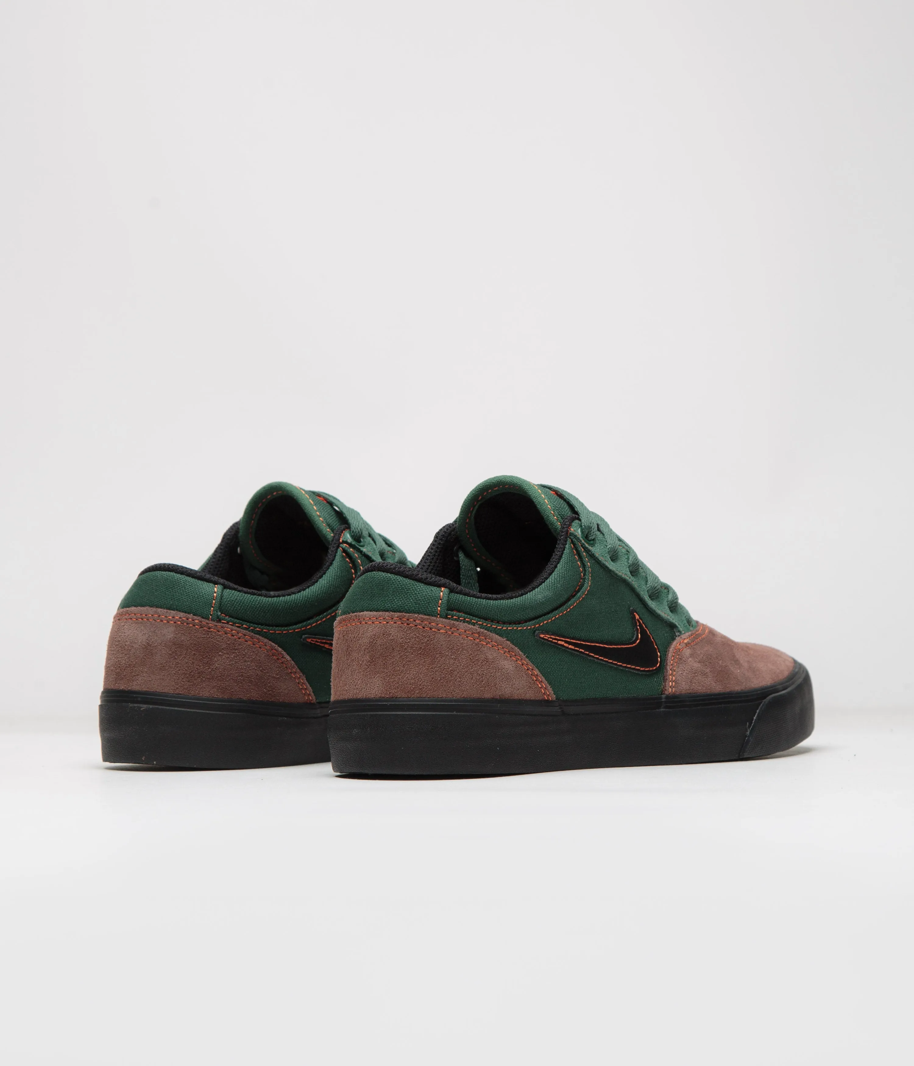 Nike SB Chron 2 Shoes - Light Chocolate / Black - Noble Green