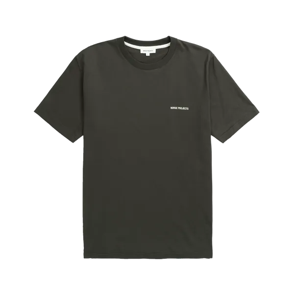 Norse Projects Johannes Logo T-Shirt - Espresso