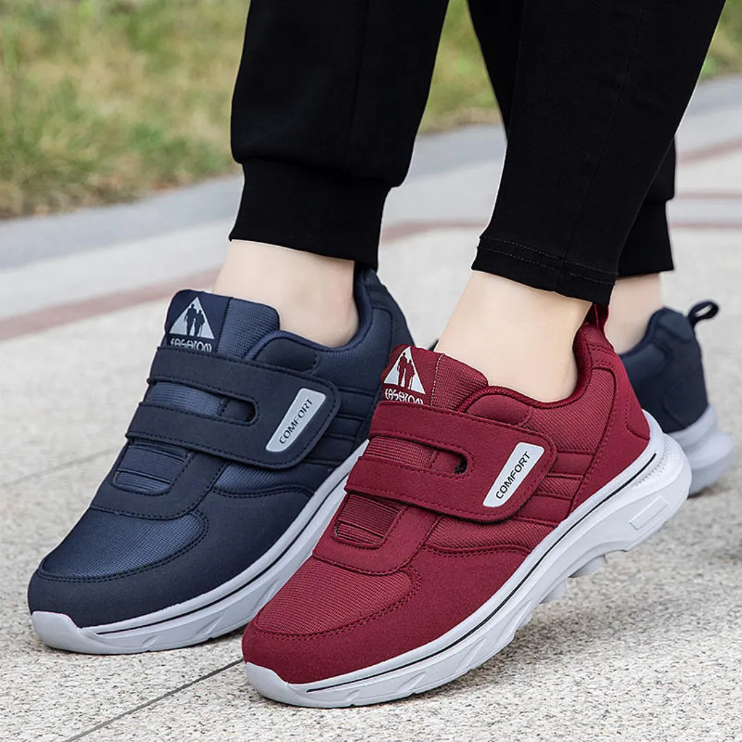 OCW Orthopedic Women Shoes Soft Sole Cushion Velcro Strap Walking Shoes