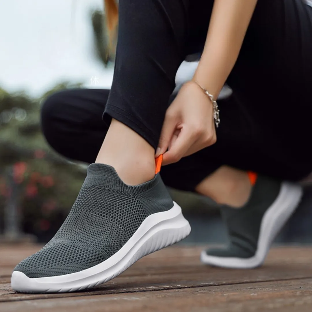 OCW Women Orthopedic Shoes Breathable Mesh Lightweight Slip on Casual Sock Shoes