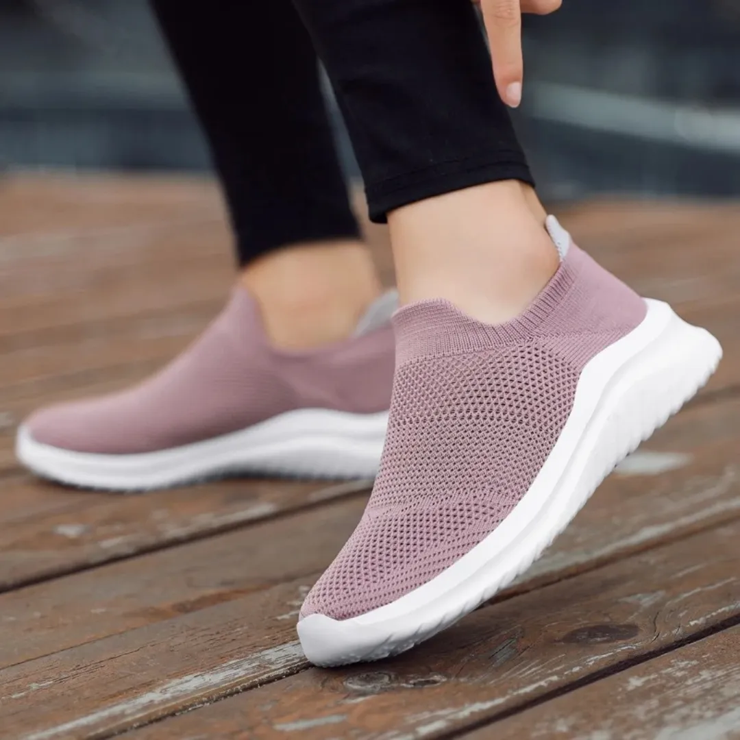 OCW Women Orthopedic Shoes Breathable Mesh Lightweight Slip on Casual Sock Shoes