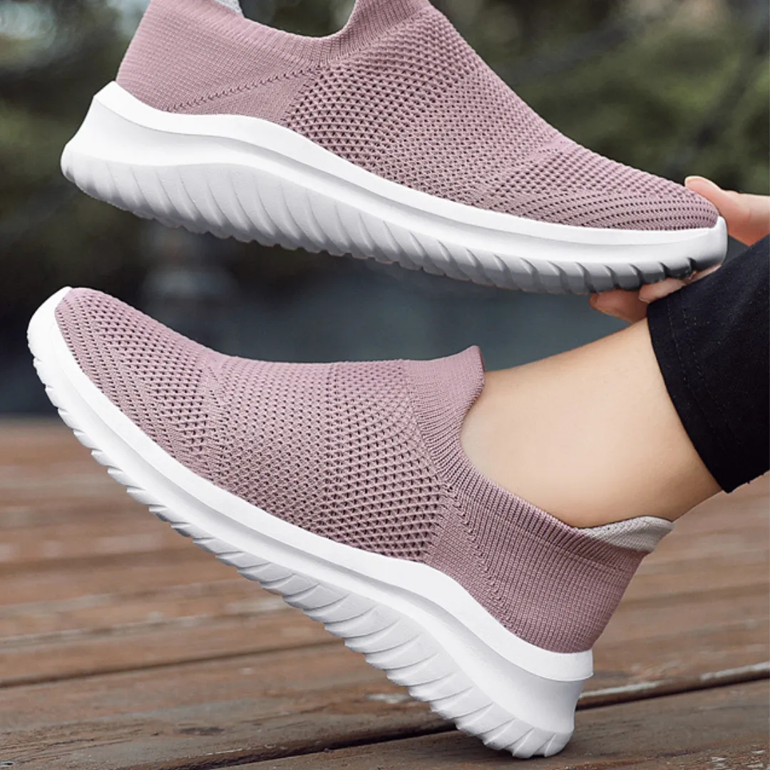 OCW Women Orthopedic Shoes Breathable Mesh Lightweight Slip on Casual Sock Shoes
