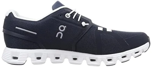 ON Cloud Mens Shoes Midnight White Cloud 5 Sneakers