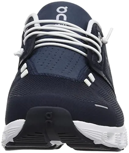 ON Cloud Mens Shoes Midnight White Cloud 5 Sneakers