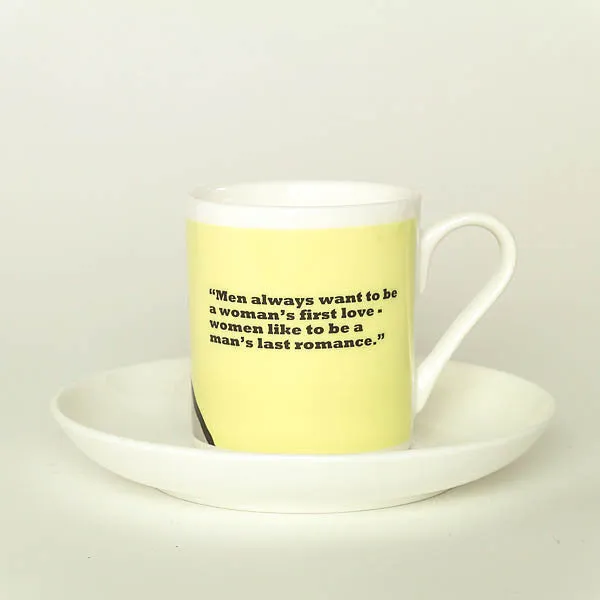 Oscar Wilde espresso cup