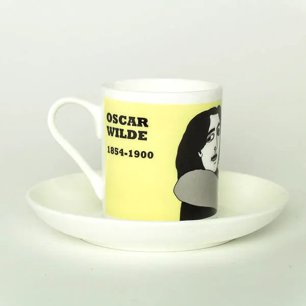 Oscar Wilde espresso cup