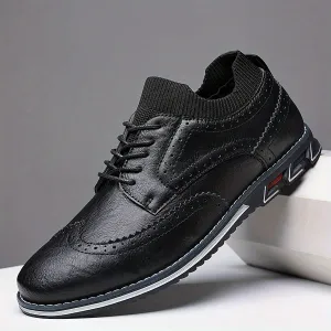 Oxford Classic Slip-On Orthopedic Leather Shoes