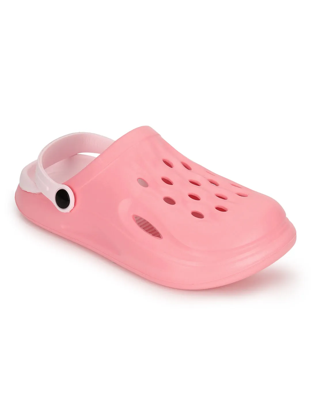 Pink Stylish Slip-On Clogs For Kids-Unisex (TC-LCLOG3-PNK)