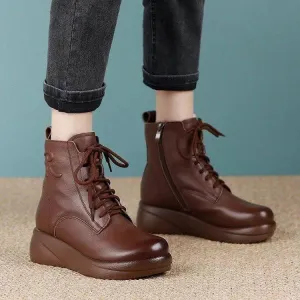 Pure Leather Waterproof & Durable Ankle Boots