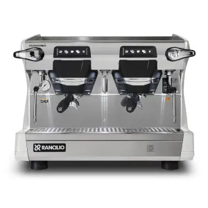 Rancilio Classe 5 USB 2 Group Compact Volumetric Espresso Machine - Ice White