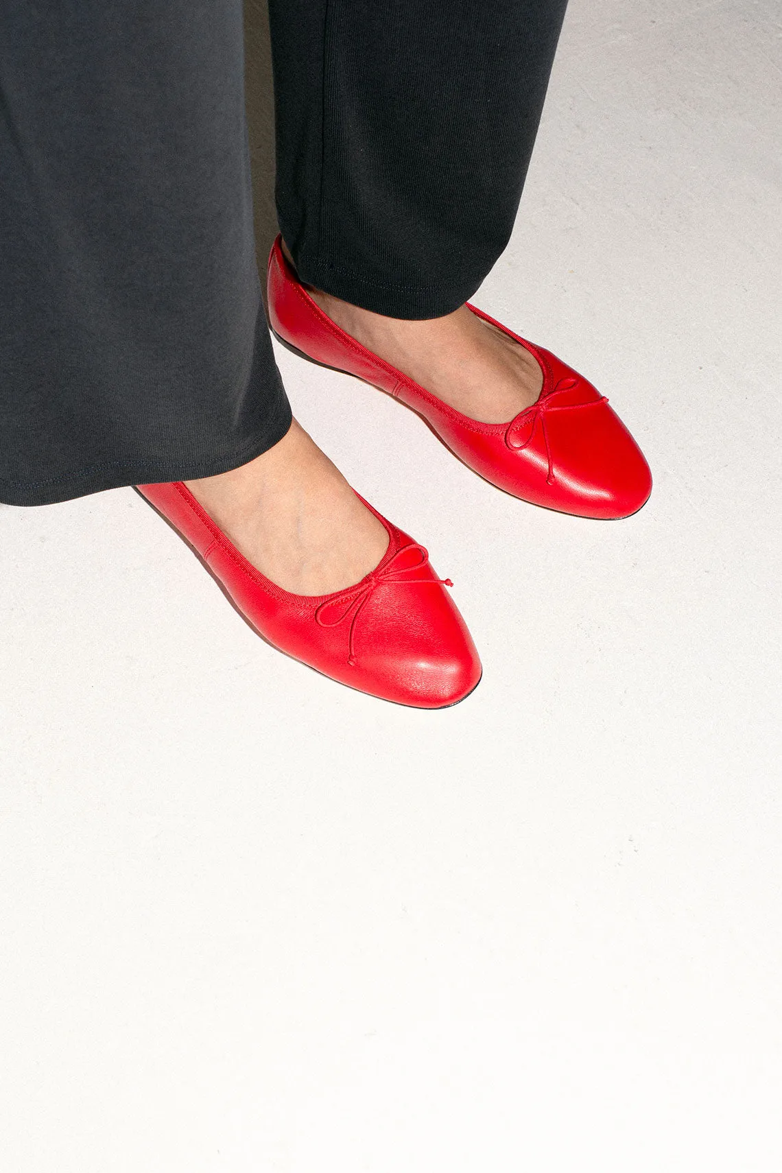 Red Leonie Ballet Flat