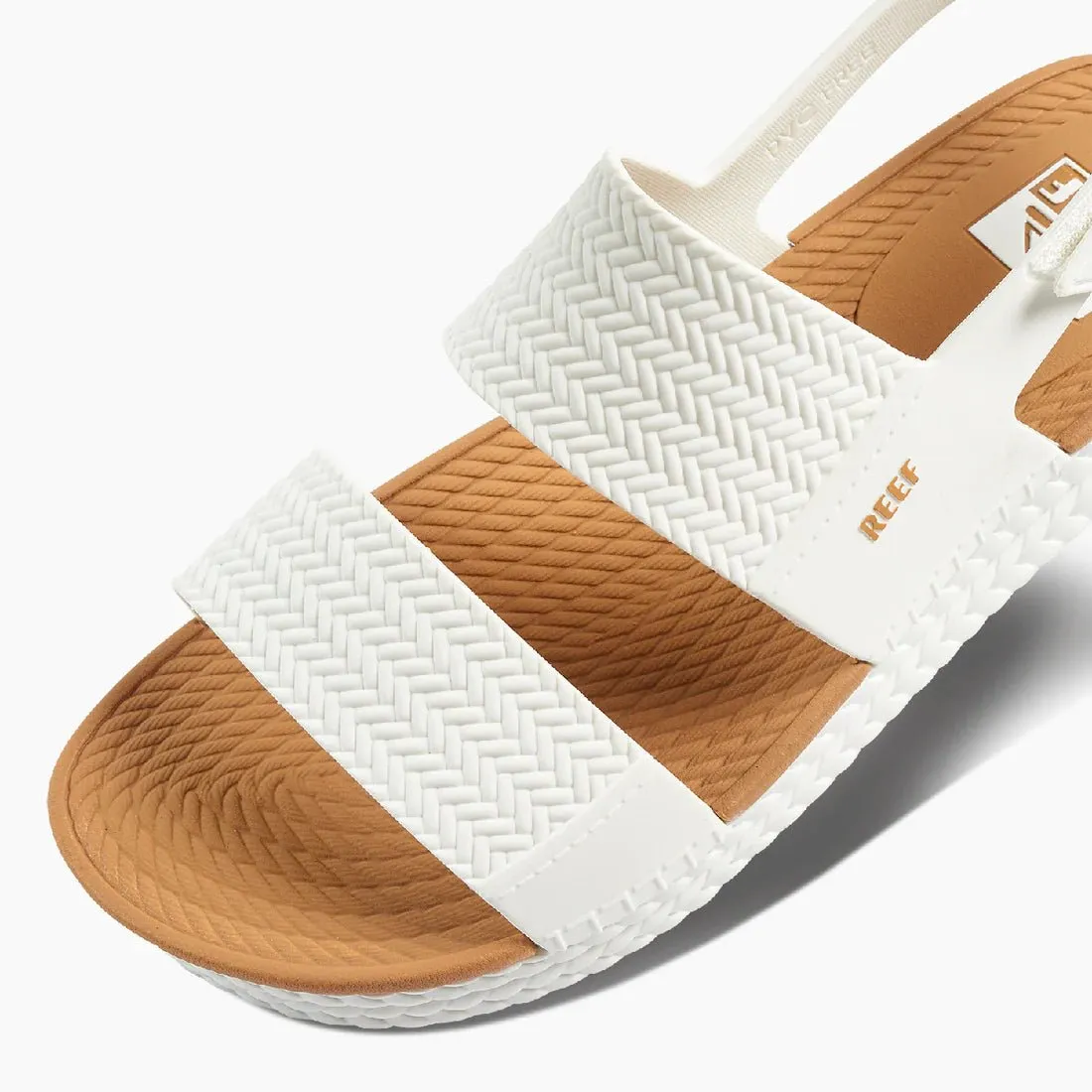 Reef "Water Vista" Women's Sandals in White/Tan