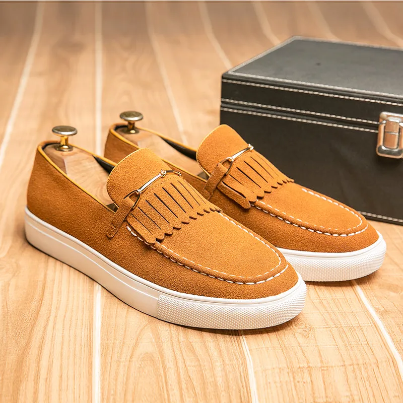 REGAL FRINGE GENUINE LEATHER LOAFER