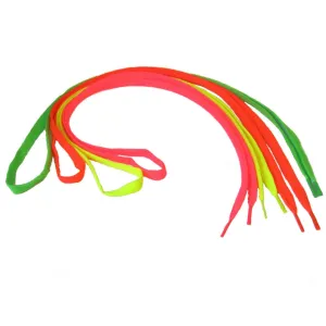 SALE - FLAT JAZZ SNEAKER FLUORESCENT NEON SHOE LACES - 37"