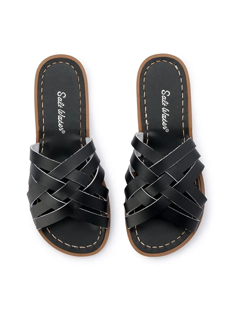 Salt Water Sandals WOMENS Retro Slide Black