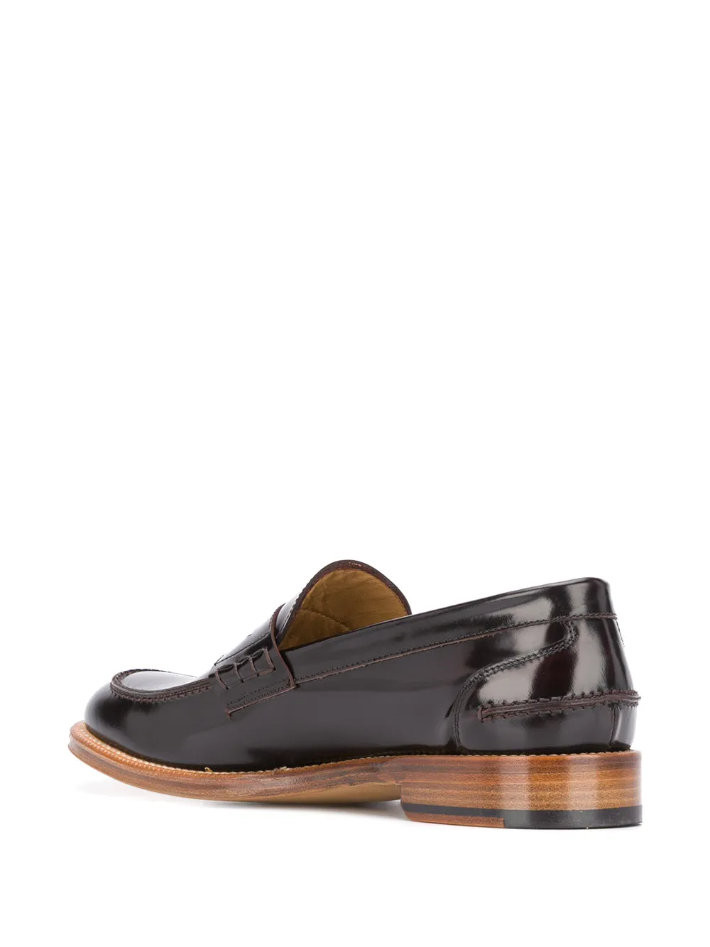 Samoa brushed leather loafers