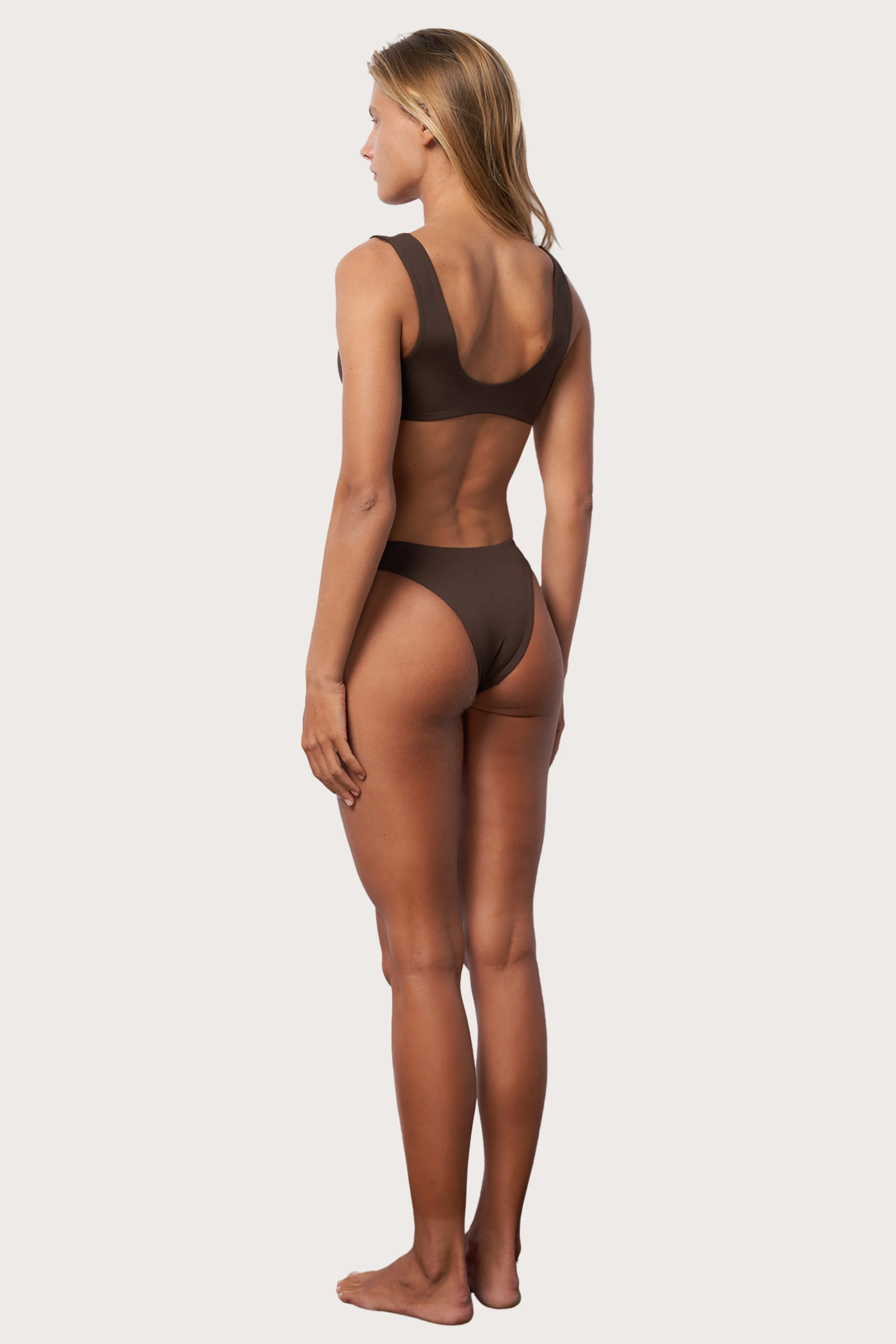 Scoop Bikini Top - Espresso
