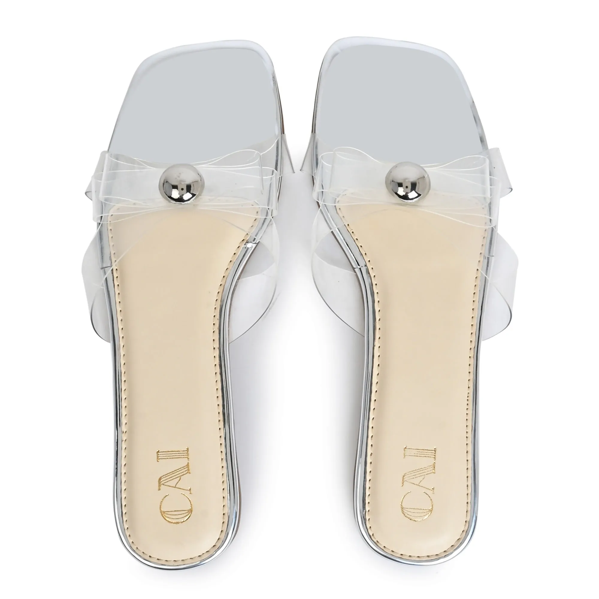 Silver Dome Sheer Flats