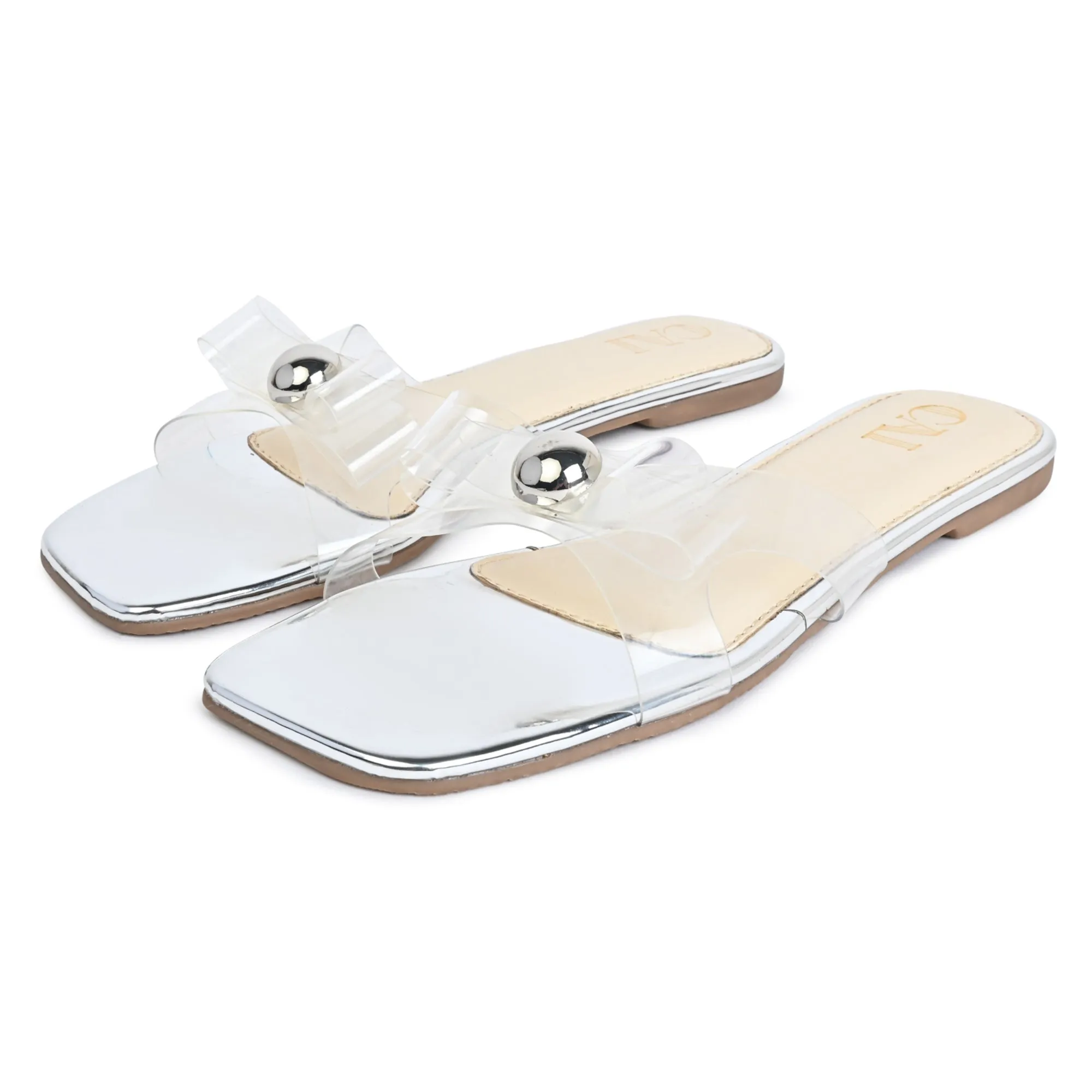 Silver Dome Sheer Flats