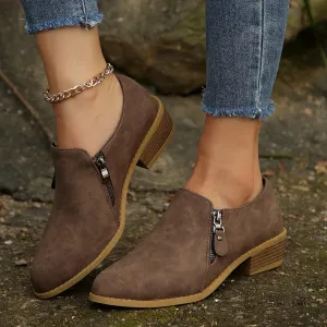 Simone™ Orthopedic Zip-Up Ankle Boots