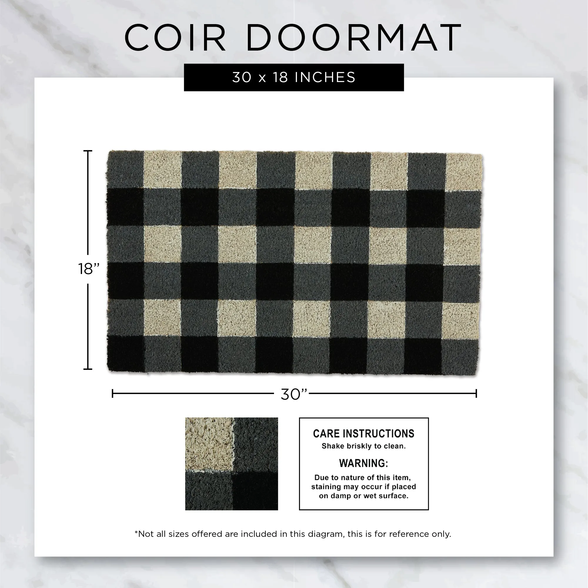 Social Distance 6Ft Doormat