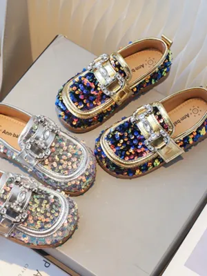 Spreading Sparkles Sequin Loafers By Liv and Mia Spreading Sparkles Sequin Loafers By Liv and Mia