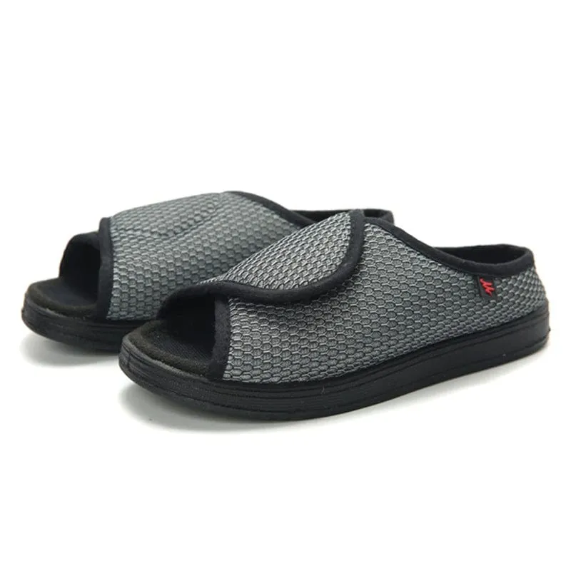 Summers Best Open-toe Easy Fit Adjustable Orthopaedic Slippers