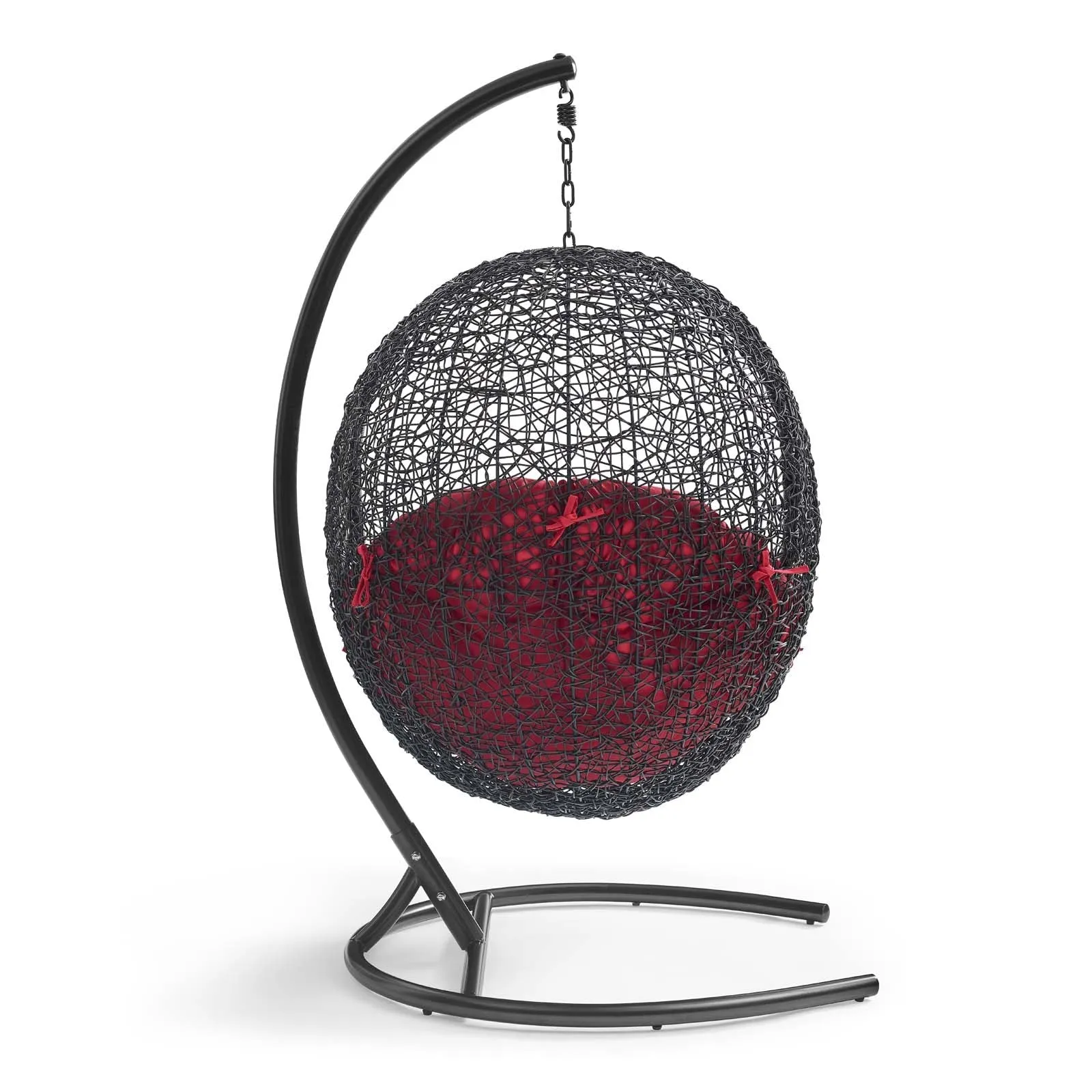 Swing Outdoor Patio Lounge Chair With Stand
