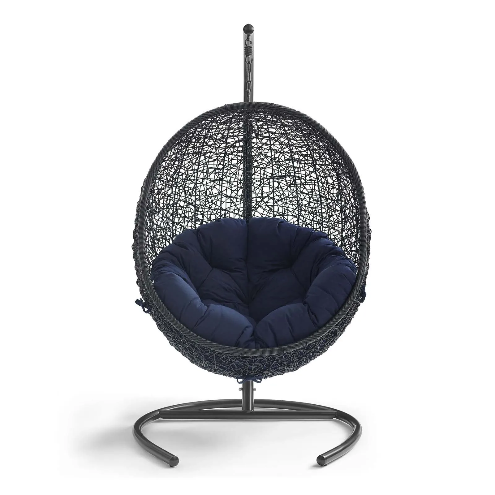 Swing Outdoor Patio Lounge Chair With Stand