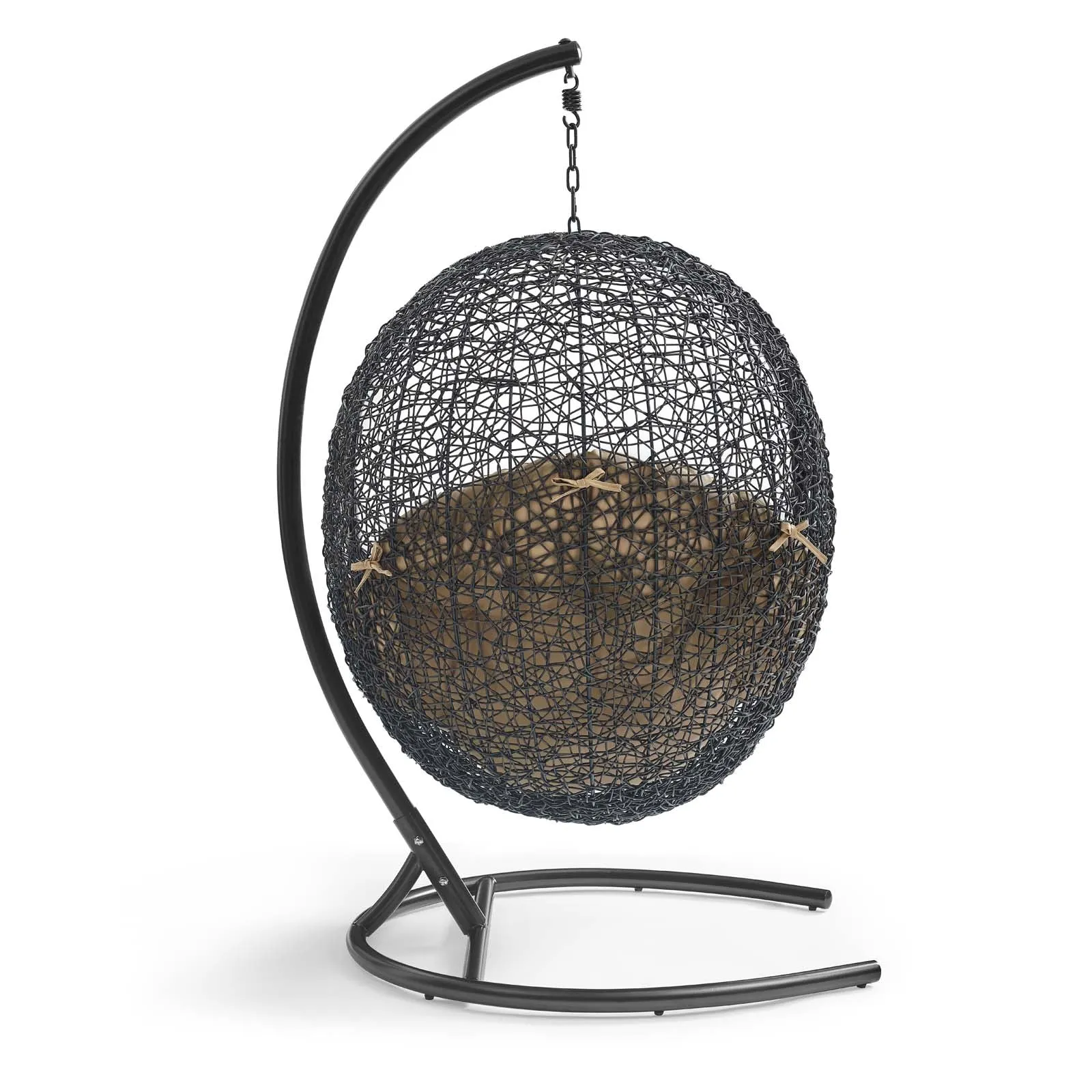 Swing Outdoor Patio Lounge Chair With Stand