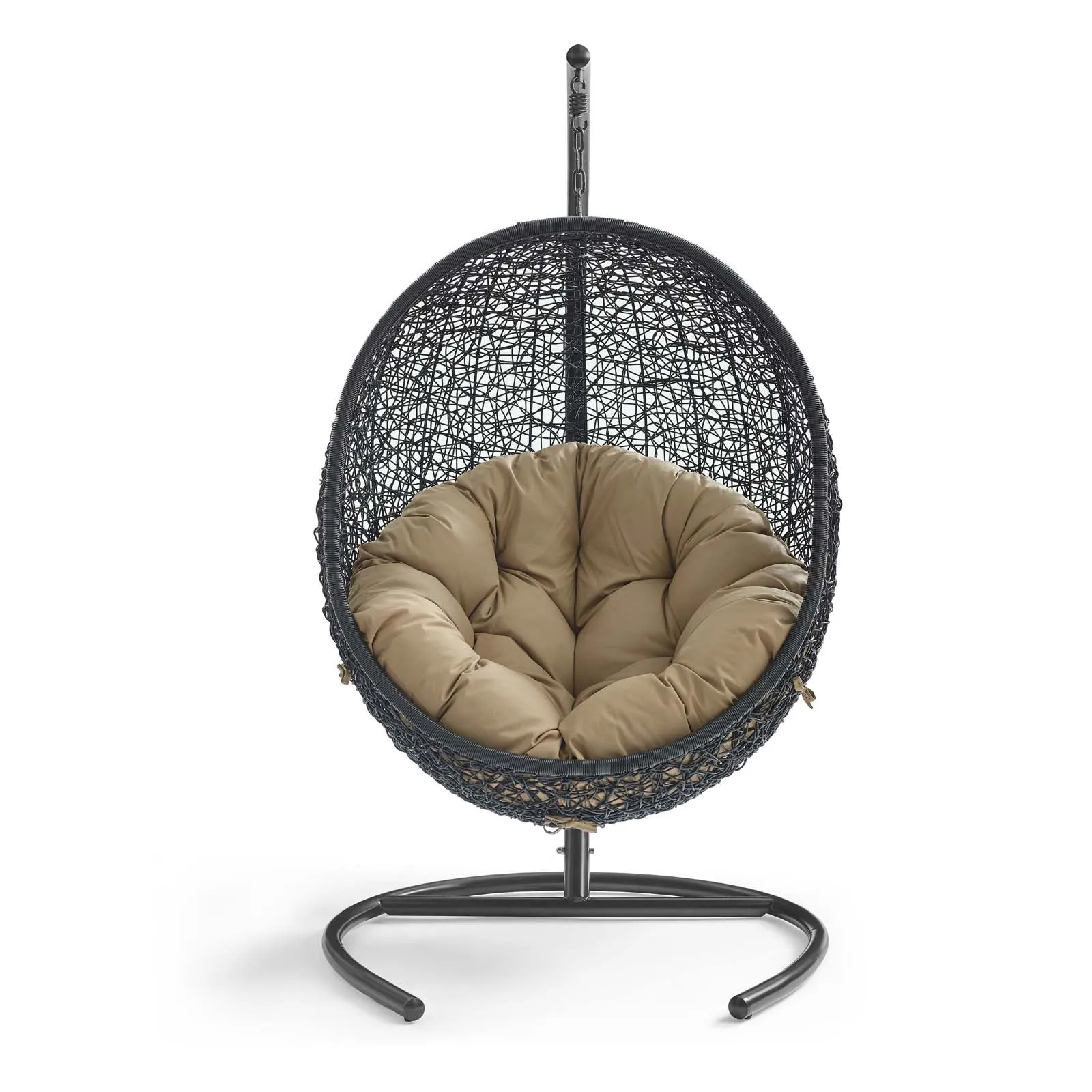 Swing Outdoor Patio Lounge Chair With Stand