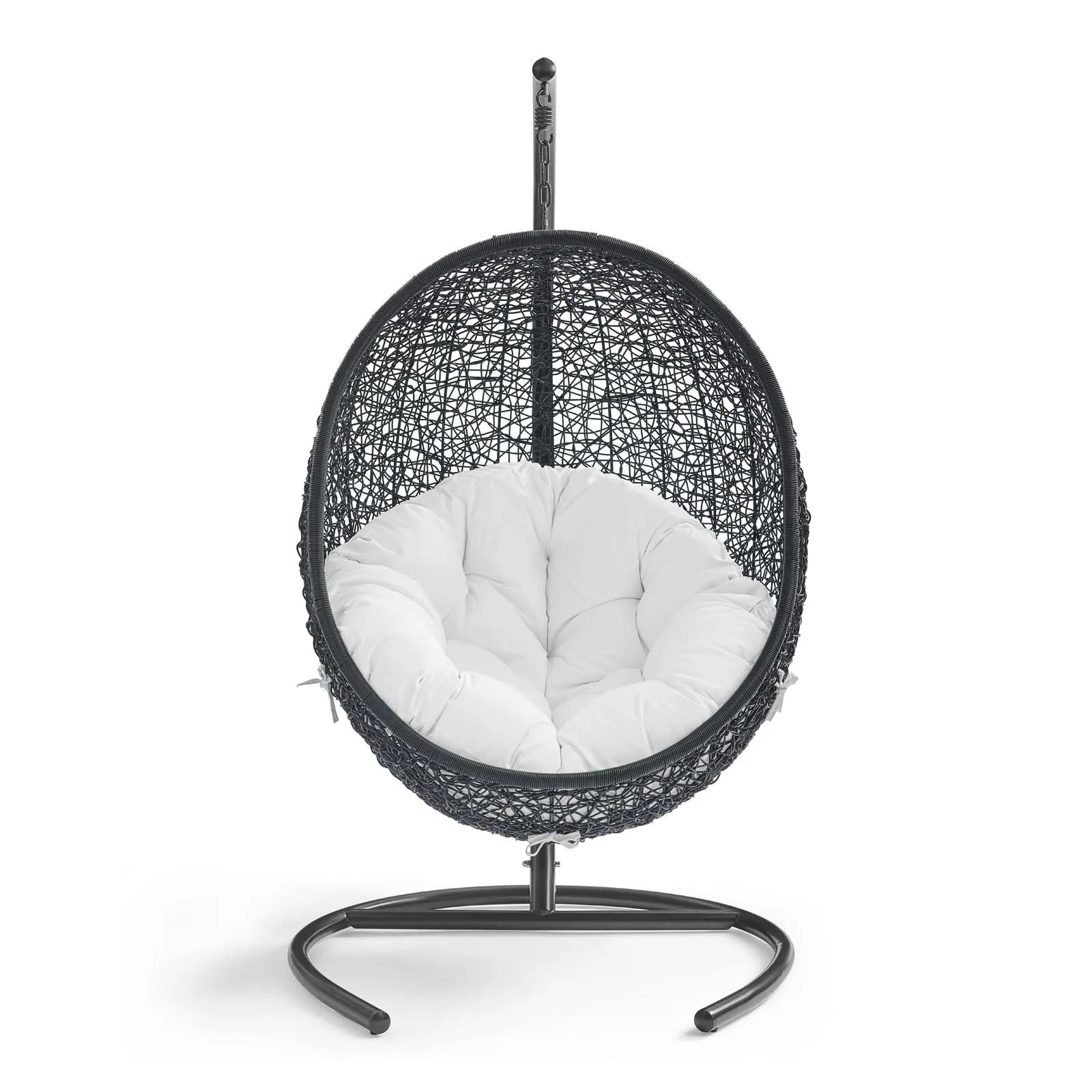 Swing Outdoor Patio Lounge Chair With Stand