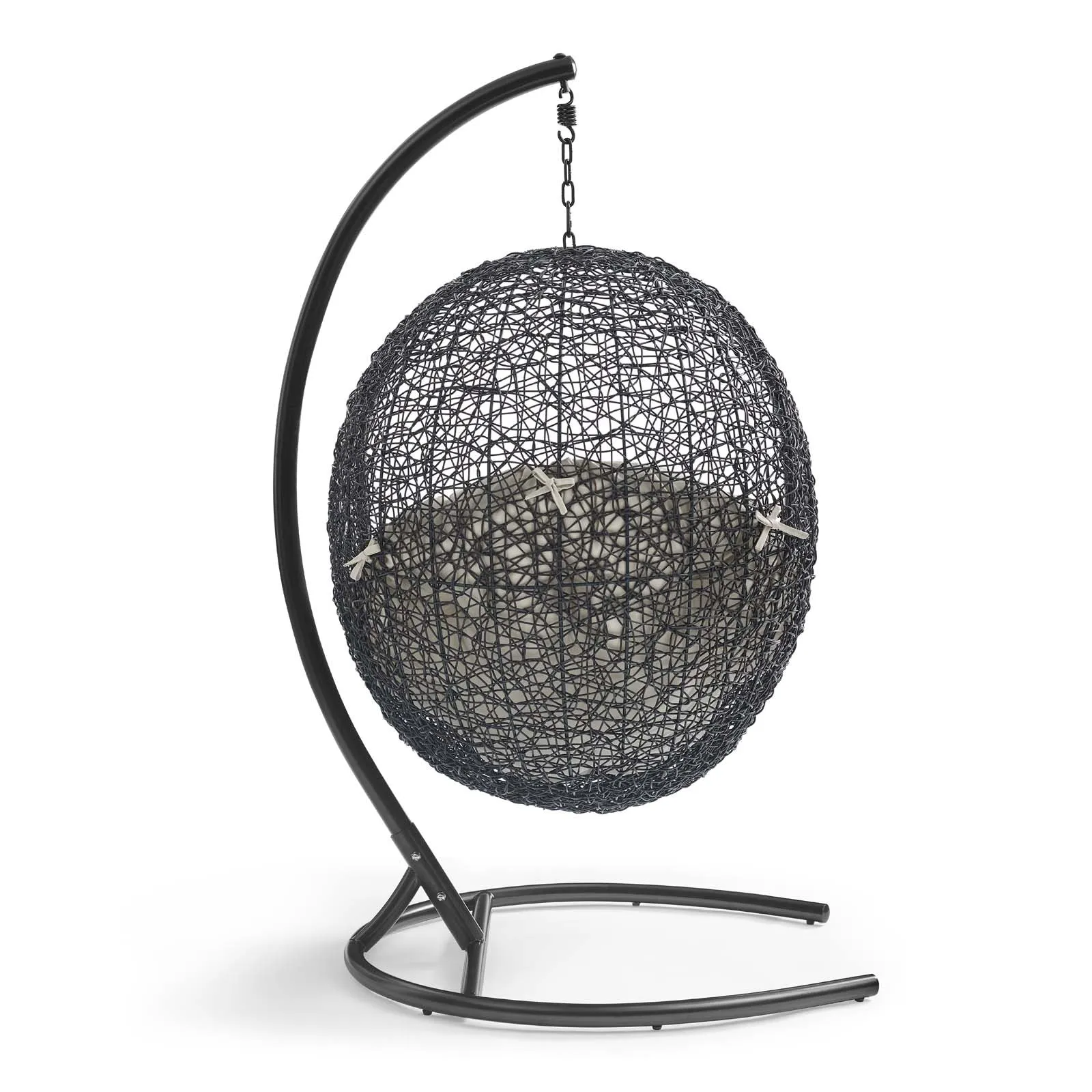 Swing Outdoor Patio Lounge Chair With Stand