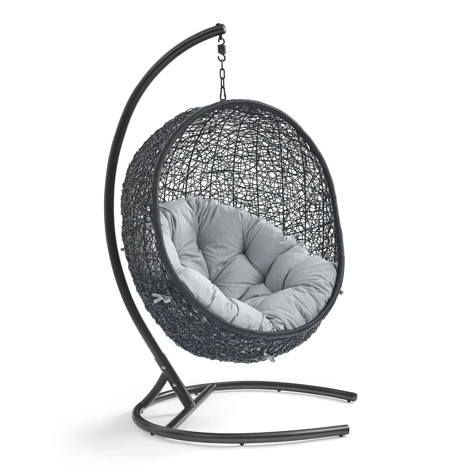 Swing Outdoor Patio Lounge Chair With Stand