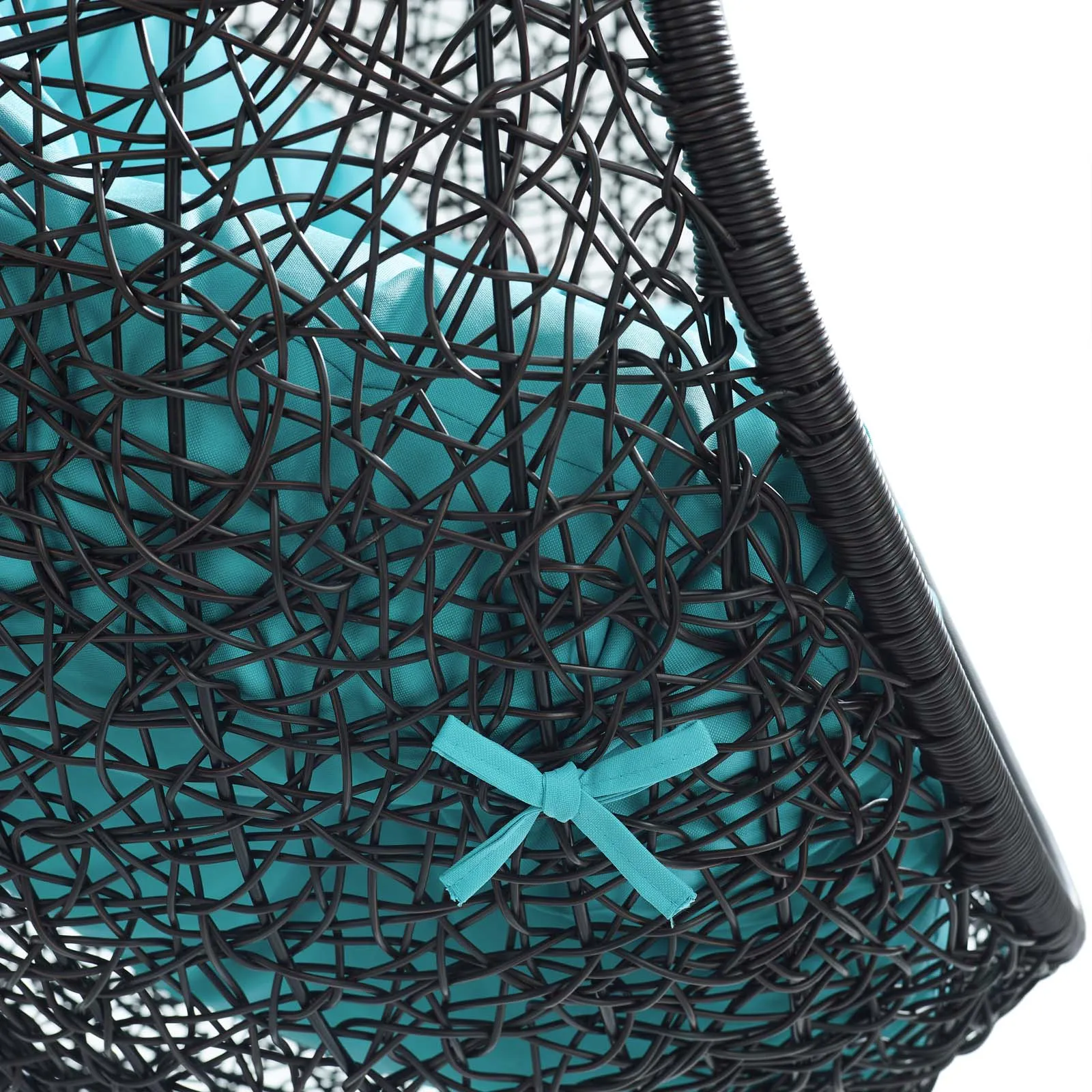 Swing Outdoor Patio Lounge Chair With Stand