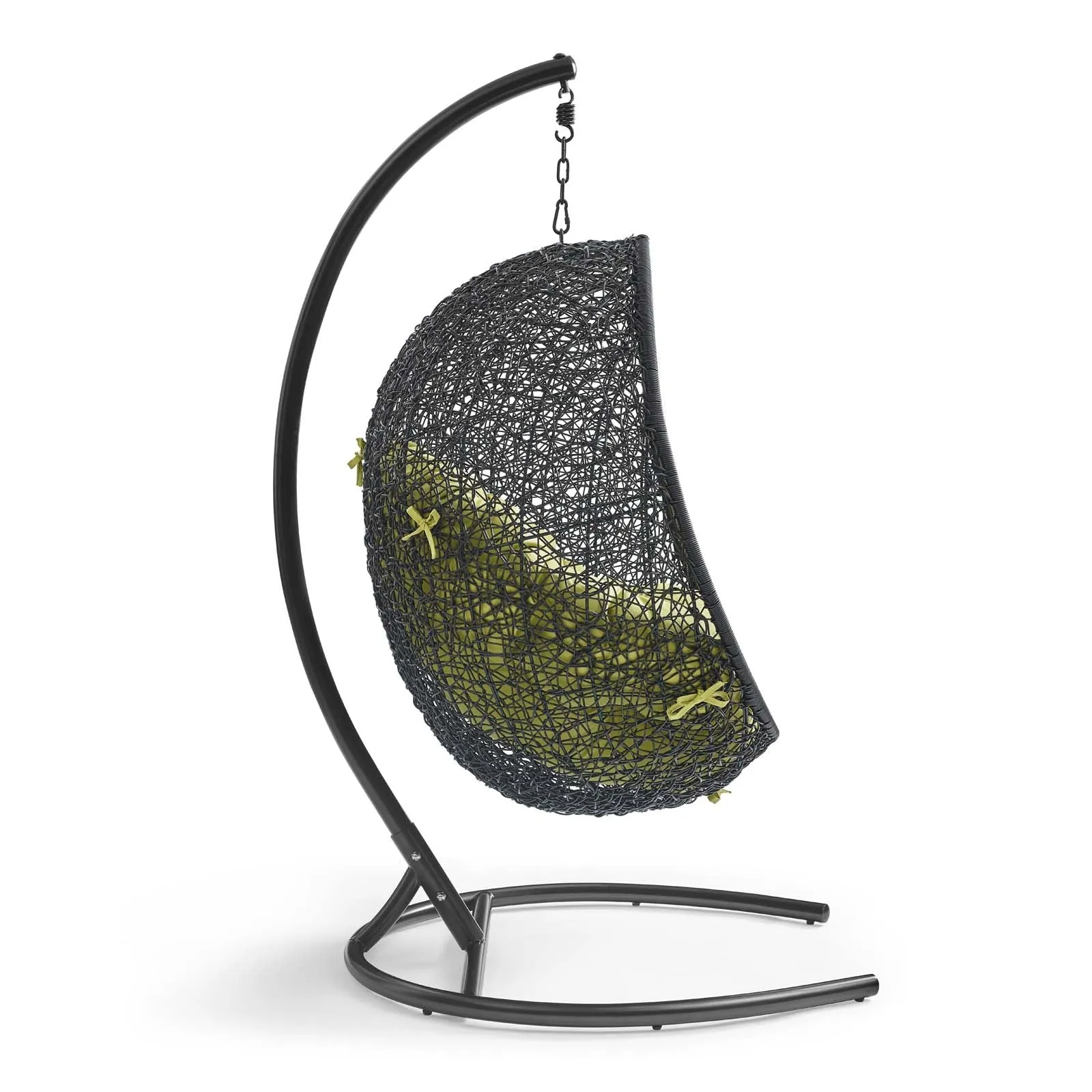 Swing Outdoor Patio Lounge Chair With Stand