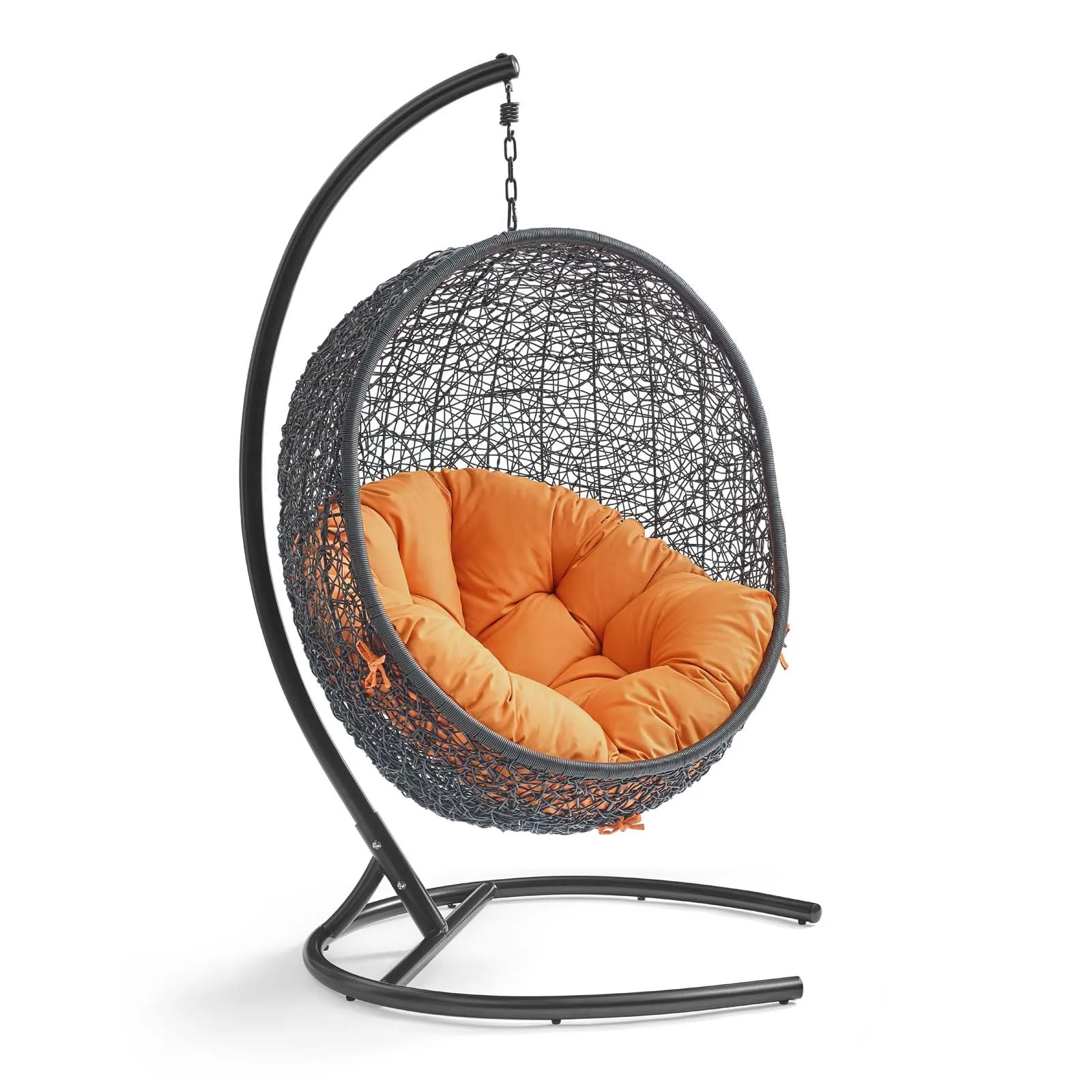 Swing Outdoor Patio Lounge Chair With Stand