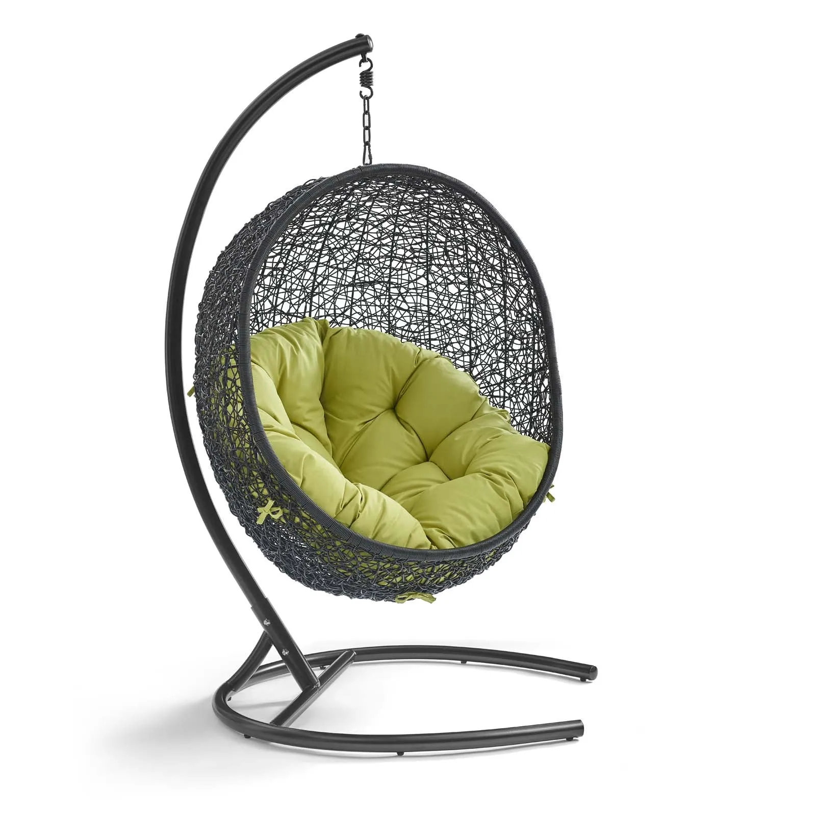 Swing Outdoor Patio Lounge Chair With Stand