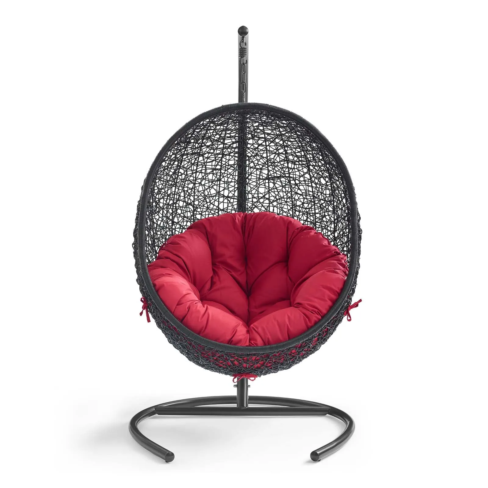 Swing Outdoor Patio Lounge Chair With Stand