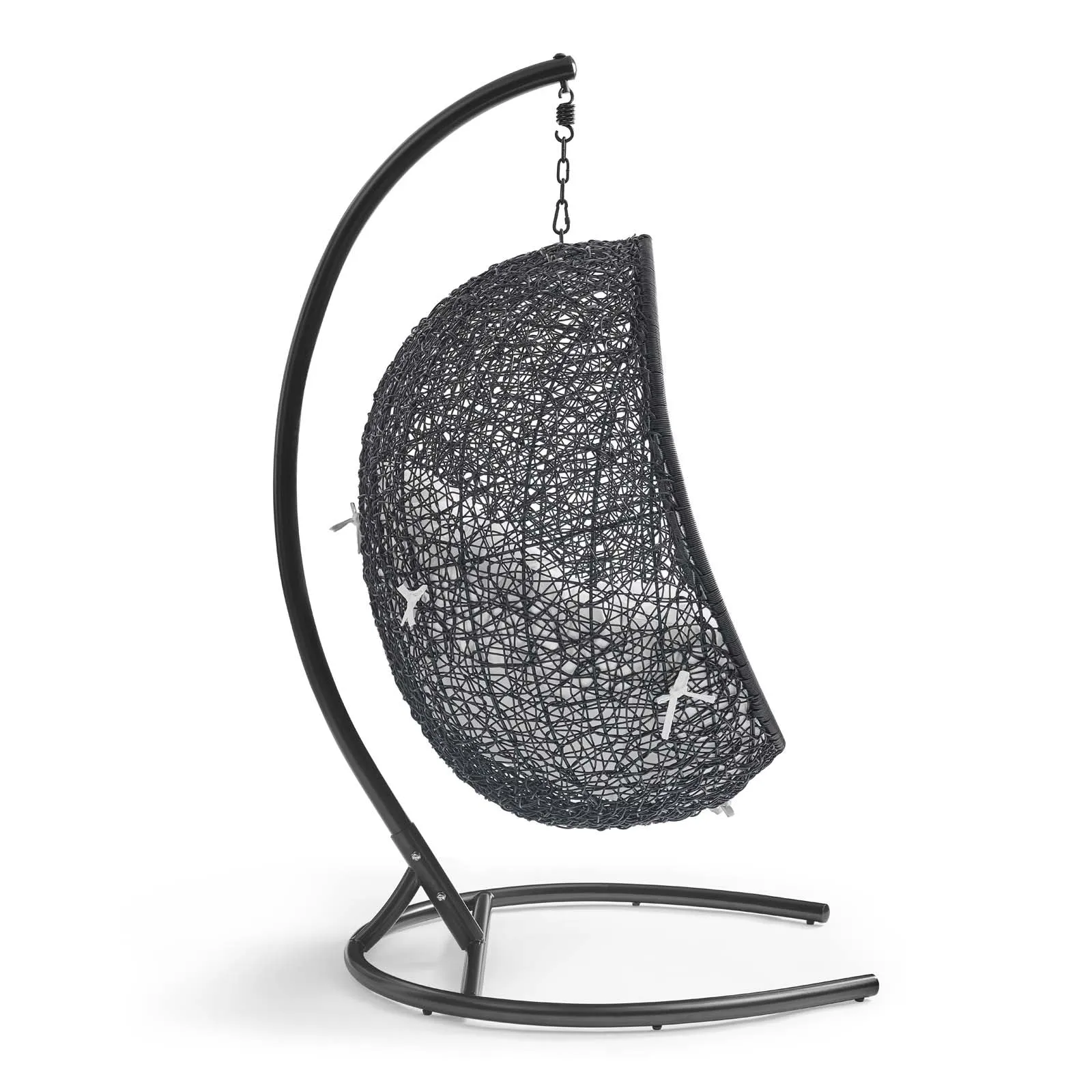 Swing Outdoor Patio Lounge Chair With Stand