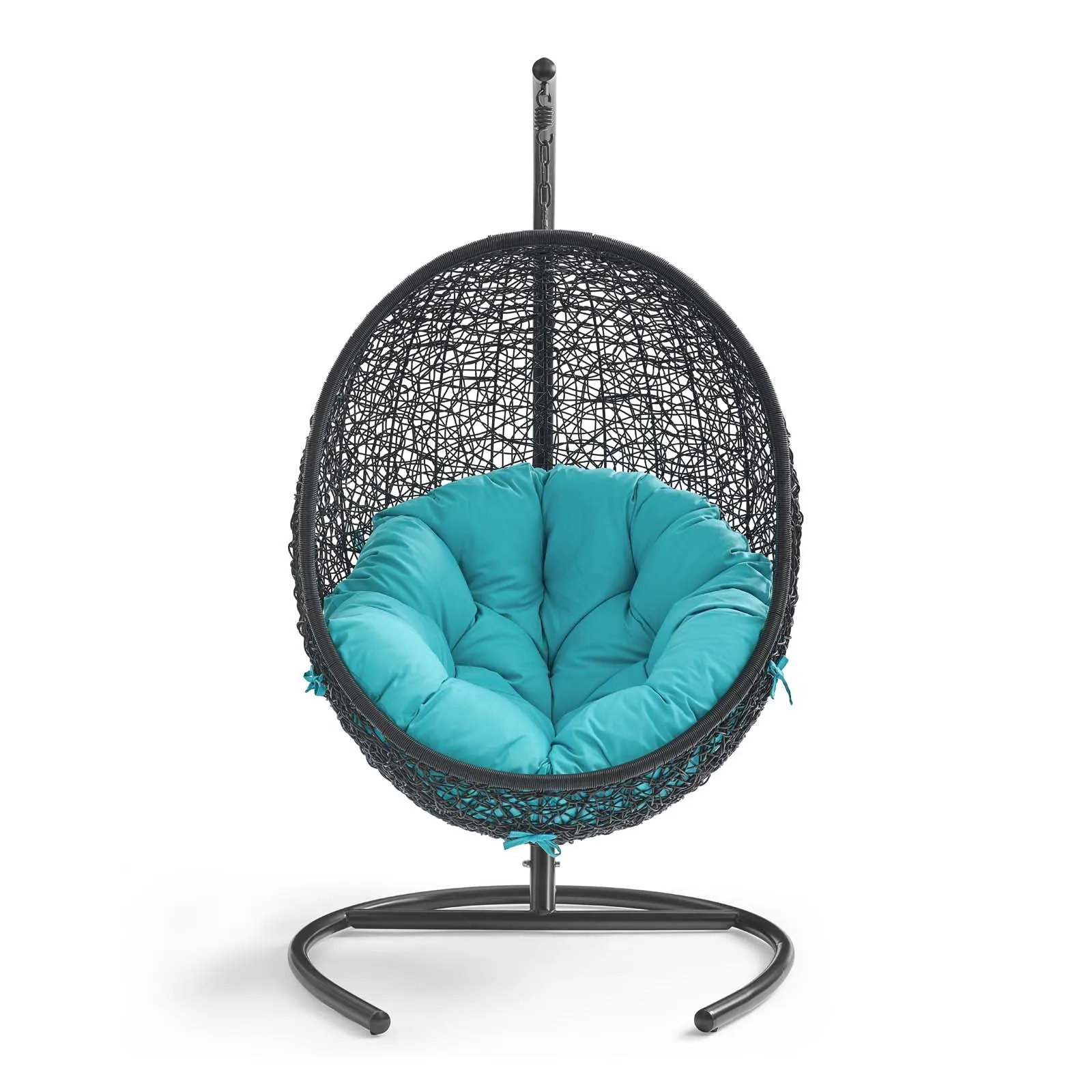 Swing Outdoor Patio Lounge Chair With Stand