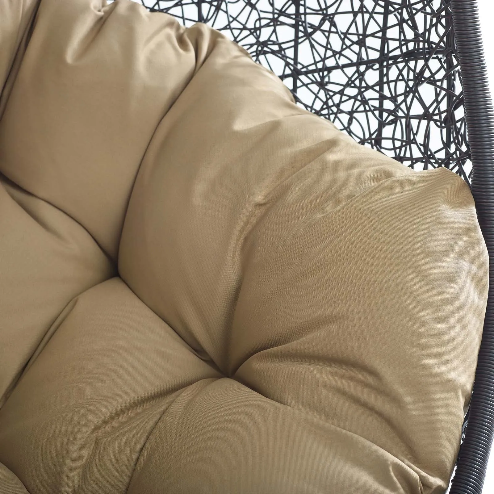 Swing Outdoor Patio Lounge Chair With Stand