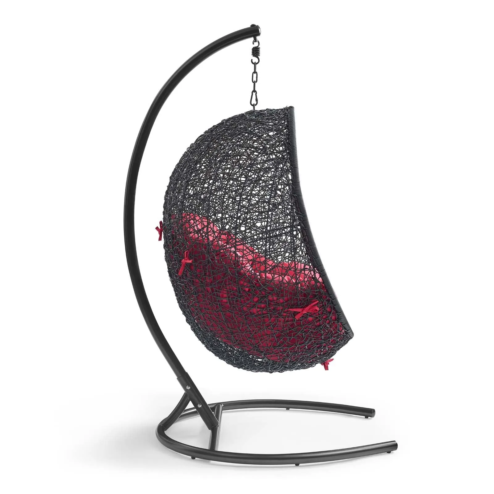 Swing Outdoor Patio Lounge Chair With Stand