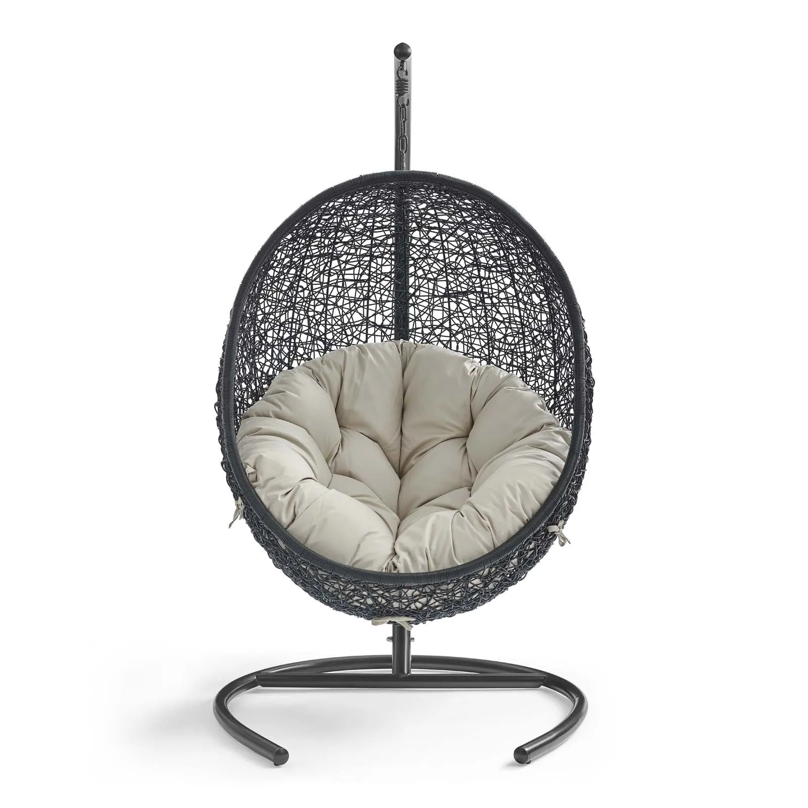 Swing Outdoor Patio Lounge Chair With Stand