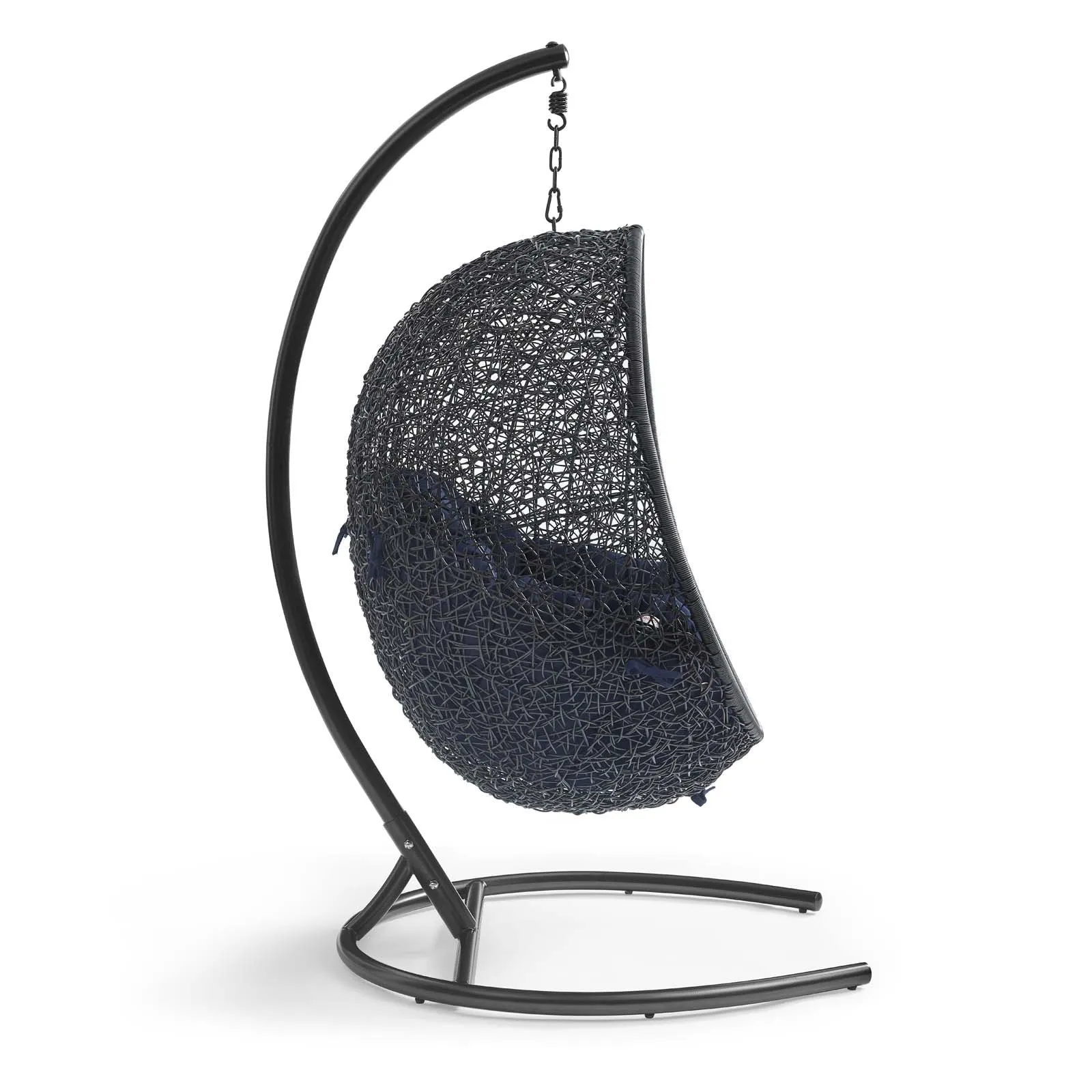 Swing Outdoor Patio Lounge Chair With Stand