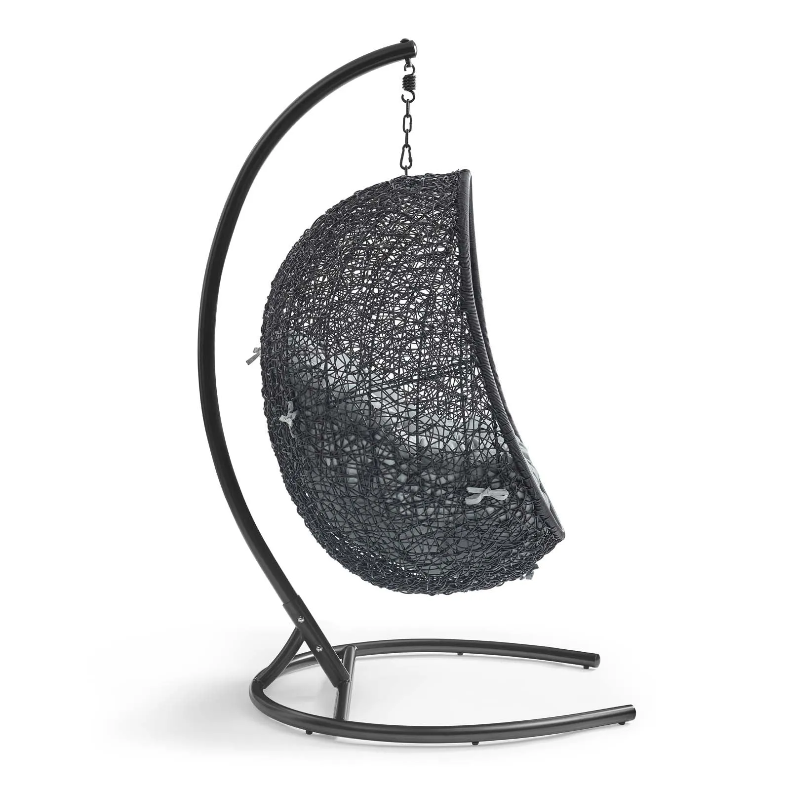Swing Outdoor Patio Lounge Chair With Stand