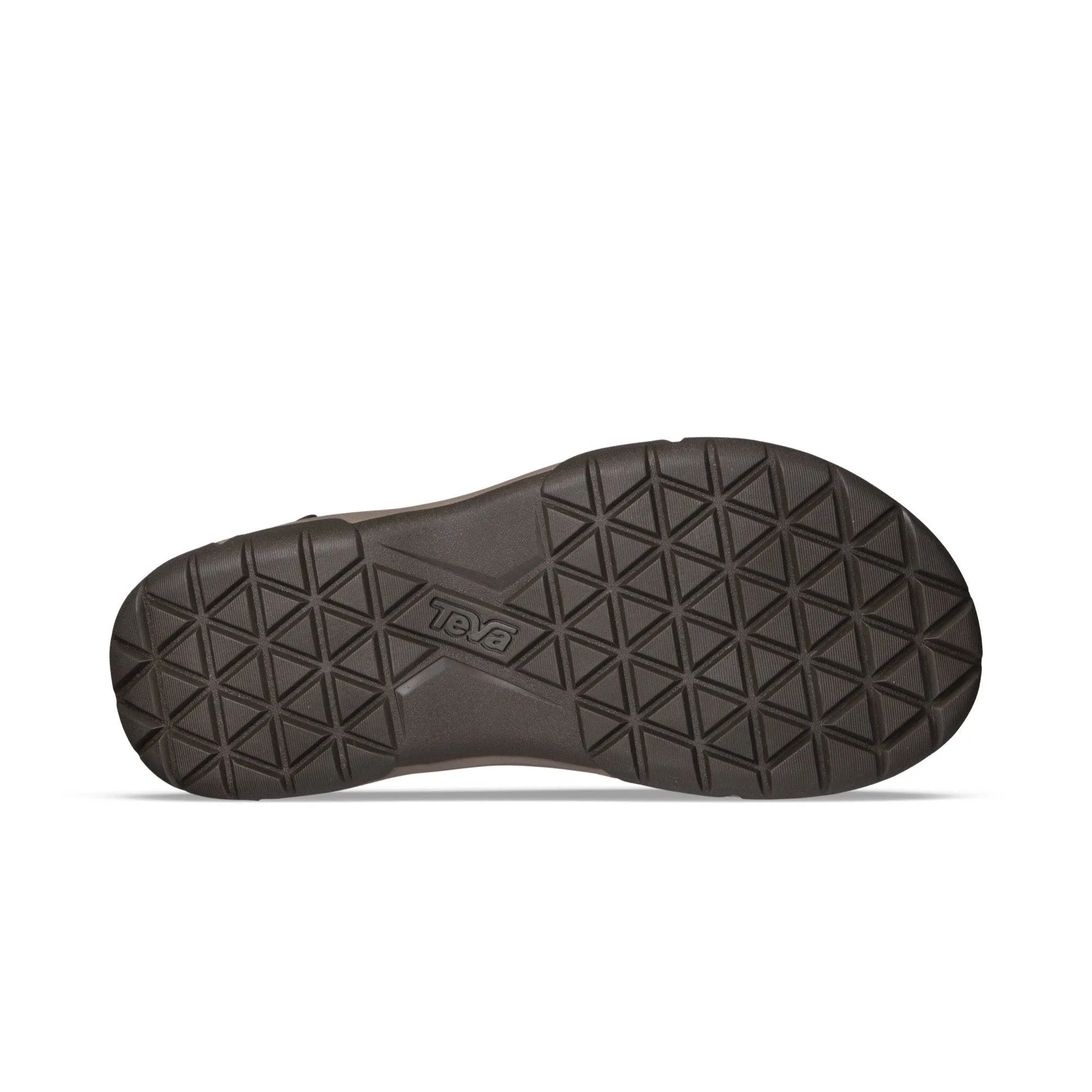 Teva Langdon Mens Walnut Leather Touch Fastening Sandals