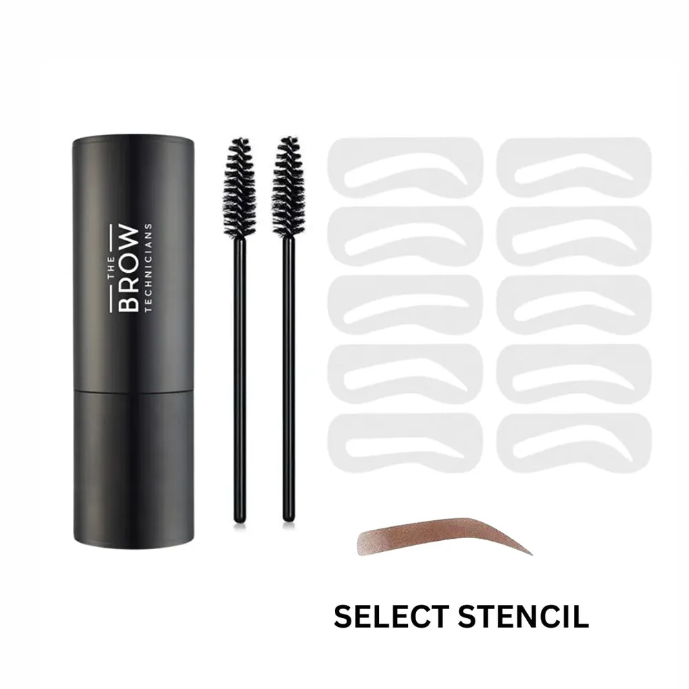 The Brow Technicians Brow Stamp & Stencil Kit - Espresso
